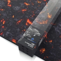 Titanwolf Gaming Mauspad XXL, glattes Stoffgewebe, Speed Mousepad 900 x 400mm große Fläche, Lavamotiv Titanwolf Gaming Mauspad XXL, glattes Stoffgewebe, Speed Mousepad 900 x 400mm große Fläche, Lavamotiv