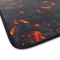 Titanwolf Gaming Mauspad XL, 440 x 350mm Mousepad mit Stoffoberfläche, Gummierte Rückseite, Lavamotiv Titanwolf Gaming Mauspad XL, 440 x 350mm Mousepad mit Stoffoberfläche, Gummierte Rückseite, Lavamotiv