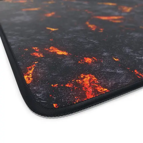 Titanwolf Gaming Mauspad XL, 440 x 350mm Mousepad mit Stoffoberfläche, Gummierte Rückseite, Lavamotiv Titanwolf Gaming Mauspad XL, 440 x 350mm Mousepad mit Stoffoberfläche, Gummierte Rückseite, Lavamotiv