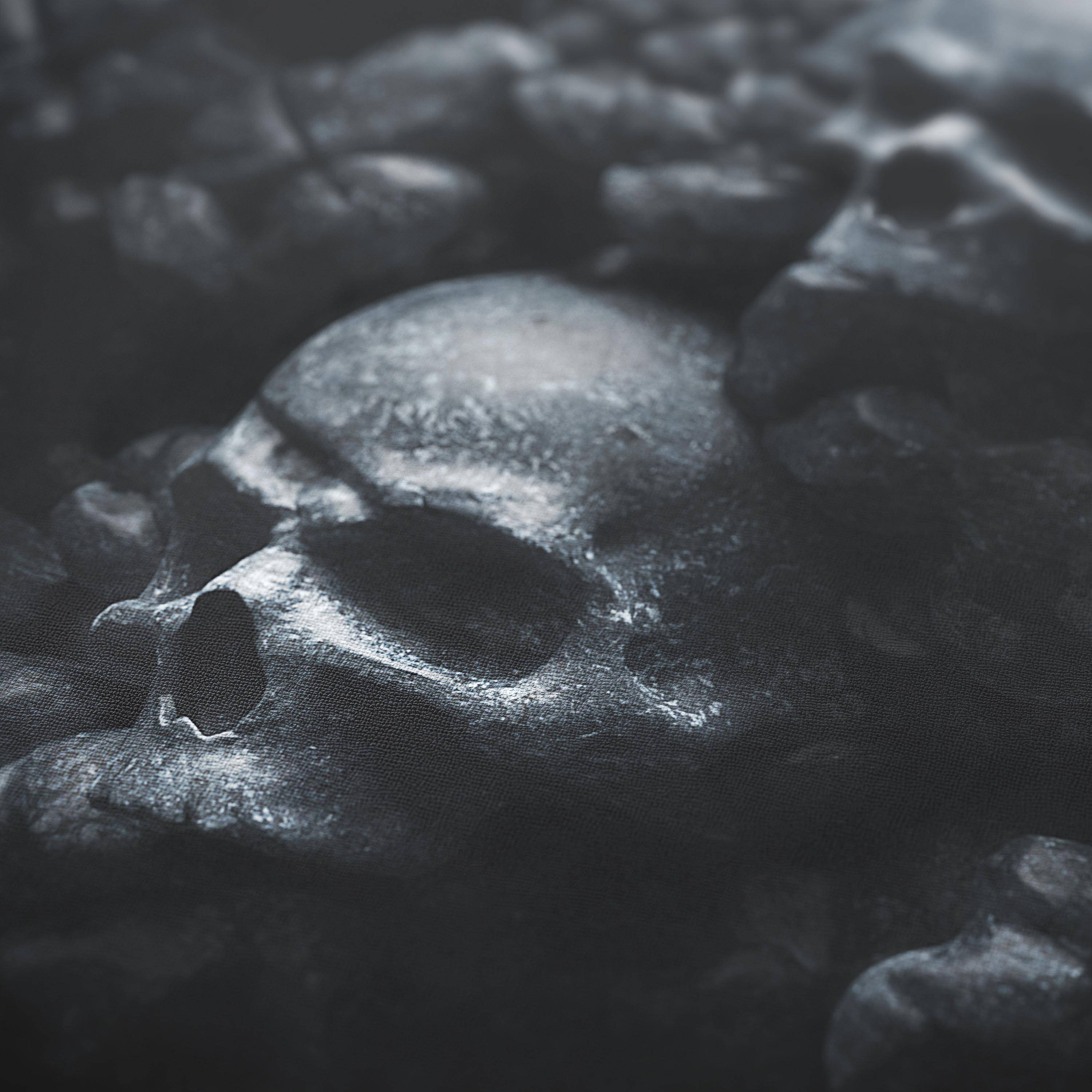 Titanwolf Gaming Mauspad XXL, glattes Stoffgewebe, Speed Mousepad 900 x 400mm große Fläche, Skulls