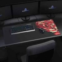 Titanwolf Gaming Mauspad XXL, glattes Stoffgewebe, Speed Mousepad 900 x 400mm große Fläche, Vector Rot Titanwolf Gaming Mauspad XXL, glattes Stoffgewebe, Speed Mousepad 900 x 400mm große Fläche, Vector Rot