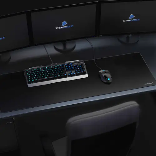 Titanwolf Gaming Mauspad, XXXL Speed Mousepad 1200 x 400 mm, Geschwindigkeit & Präzision, Alpha Titanwolf Gaming Mauspad, XXXL Speed Mousepad 1200 x 400 mm, Geschwindigkeit & Präzision, Alpha