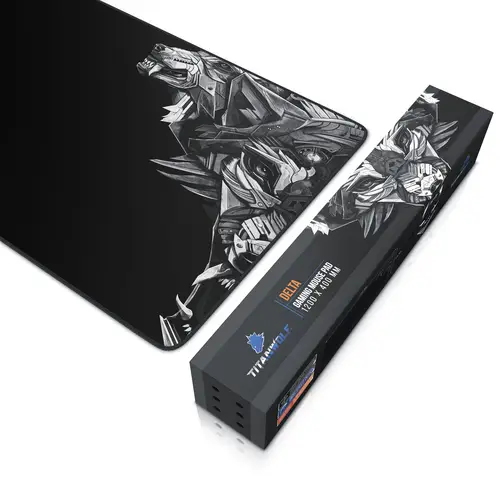 Titanwolf Gaming Mauspad, XXXL Speed Mousepad 1200 x 400 mm, Geschwindigkeit & Präzision, Delta Titanwolf Gaming Mauspad, XXXL Speed Mousepad 1200 x 400 mm, Geschwindigkeit & Präzision, Delta