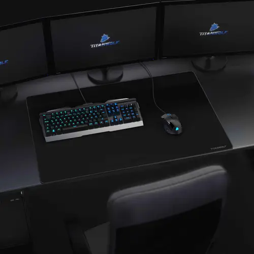 Titanwolf XXL Speed Gaming Mauspad aus Mircofaser Mousepad 900 x 600 mm / Schreibtischunterlage Titanwolf XXL Speed Gaming Mauspad aus Mircofaser Mousepad 900 x 600 mm / Schreibtischunterlage