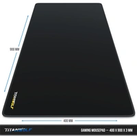 Titanwolf Gaming Mauspad, XXL Speed Gaming Mousepad / Extragroße Fläche von 900 x 400mm, Alpha Wrist Titanwolf Gaming Mauspad, XXL Speed Gaming Mousepad / Extragroße Fläche von 900 x 400mm, Alpha Wrist