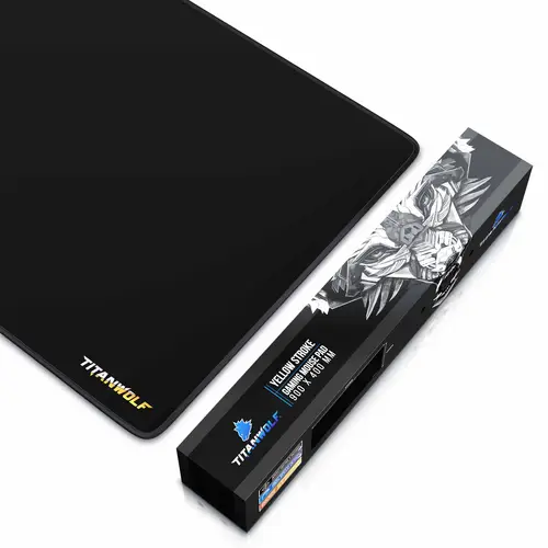Titanwolf Gaming Mauspad, XXL Speed Gaming Mousepad / Extragroße Fläche von 900 x 400mm, Alpha Wrist Titanwolf Gaming Mauspad, XXL Speed Gaming Mousepad / Extragroße Fläche von 900 x 400mm, Alpha Wrist