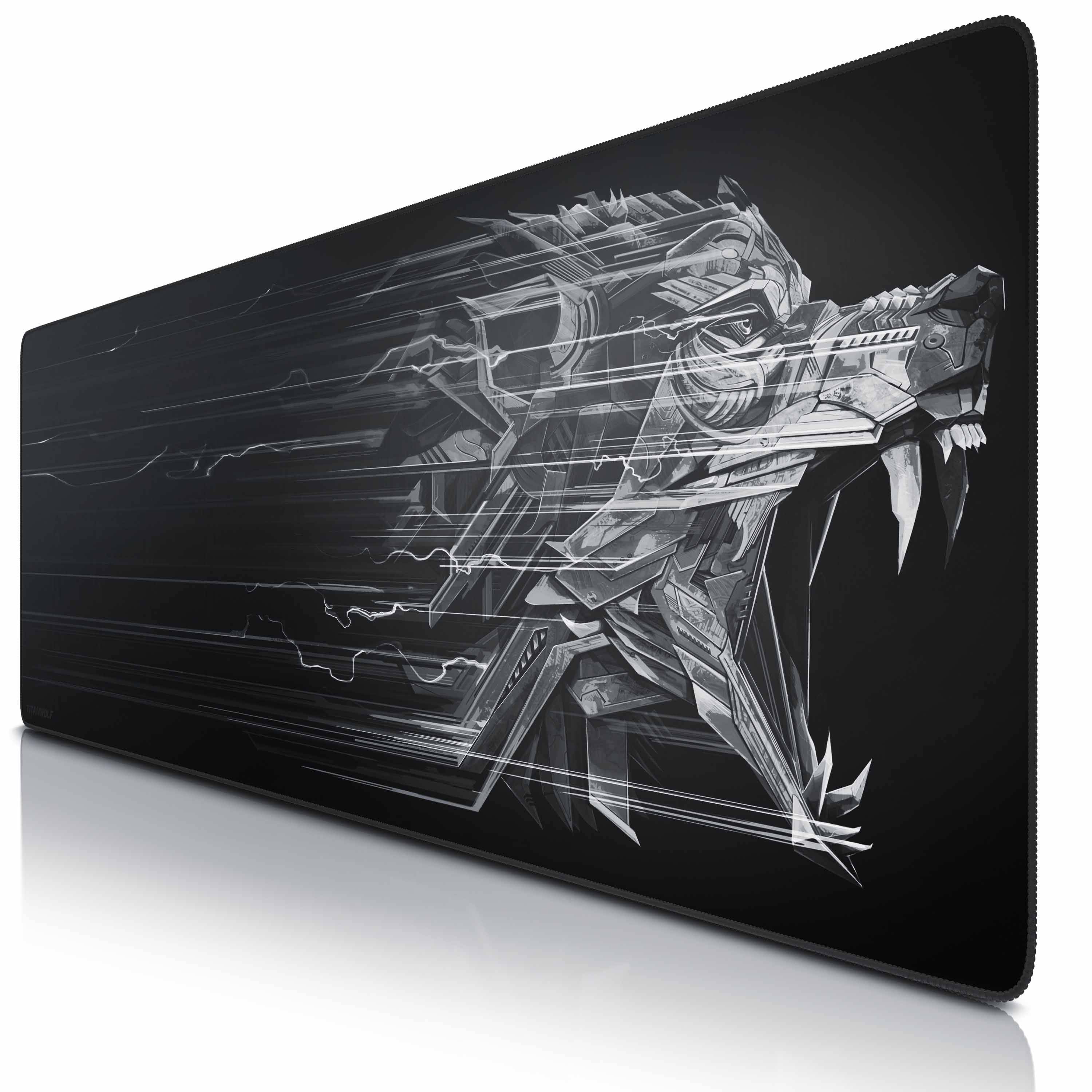 Titanwolf Gaming Mauspad, XXXL Speed Mousepad 1200 x 400 mm, Geschwindigkeit & Präzision, Epsilon