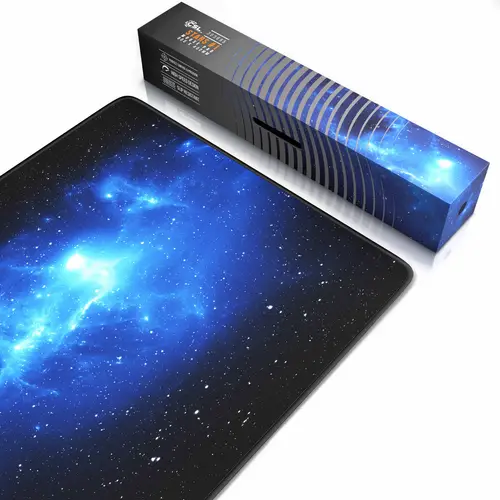 CSL Gaming Mauspad, XXL Schreibtischunterlage 900 x 400mm, Präzision & Geschwindigkeit, Stars Design CSL Gaming Mauspad, XXL Schreibtischunterlage 900 x 400mm, Präzision & Geschwindigkeit, Stars Design