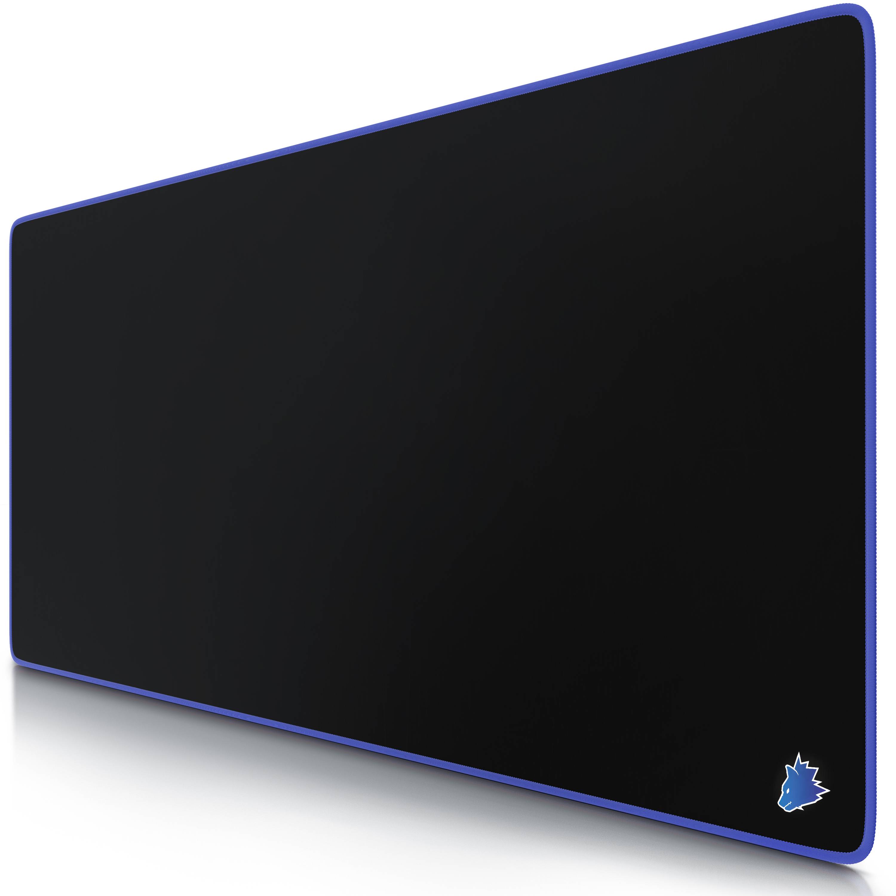 Titanwolf Gaming Mauspad, XXL Speed Gaming Mousepad / Extragroße Fläche von 900 x 400mm, Kopf blau