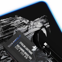 Titanwolf RGB Gaming Mauspad, Mousepad XL 800 x 300mm verbessert Präzision & Geschwindigkeit, Epsilon Titanwolf RGB Gaming Mauspad, Mousepad XL 800 x 300mm verbessert Präzision & Geschwindigkeit, Epsilon
