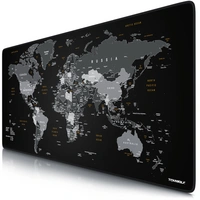 Titanwolf Gaming Mauspad XXL, glattes Stoffgewebe, Speed Mousepad 900 x 400mm große Fläche, Weltkarte Global Titanwolf Gaming Mauspad XXL, glattes Stoffgewebe, Speed Mousepad 900 x 400mm große Fläche, Weltkarte Global