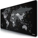Titanwolf Gaming Mauspad XXL, glattes Stoffgewebe, Speed Mousepad 900 x 400mm große Fläche, Weltkarte Global Titanwolf Gaming Mauspad XXL, glattes Stoffgewebe, Speed Mousepad 900 x 400mm große Fläche, Weltkarte Global