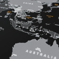 Titanwolf Gaming Mauspad XXL, glattes Stoffgewebe, Speed Mousepad 900 x 400mm große Fläche, Weltkarte Global Titanwolf Gaming Mauspad XXL, glattes Stoffgewebe, Speed Mousepad 900 x 400mm große Fläche, Weltkarte Global