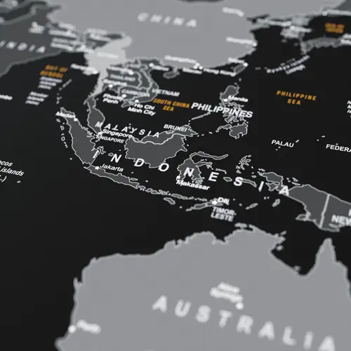 Titanwolf Gaming Mauspad XXL, glattes Stoffgewebe, Speed Mousepad 900 x 400mm große Fläche, Weltkarte Global Titanwolf Gaming Mauspad XXL, glattes Stoffgewebe, Speed Mousepad 900 x 400mm große Fläche, Weltkarte Global