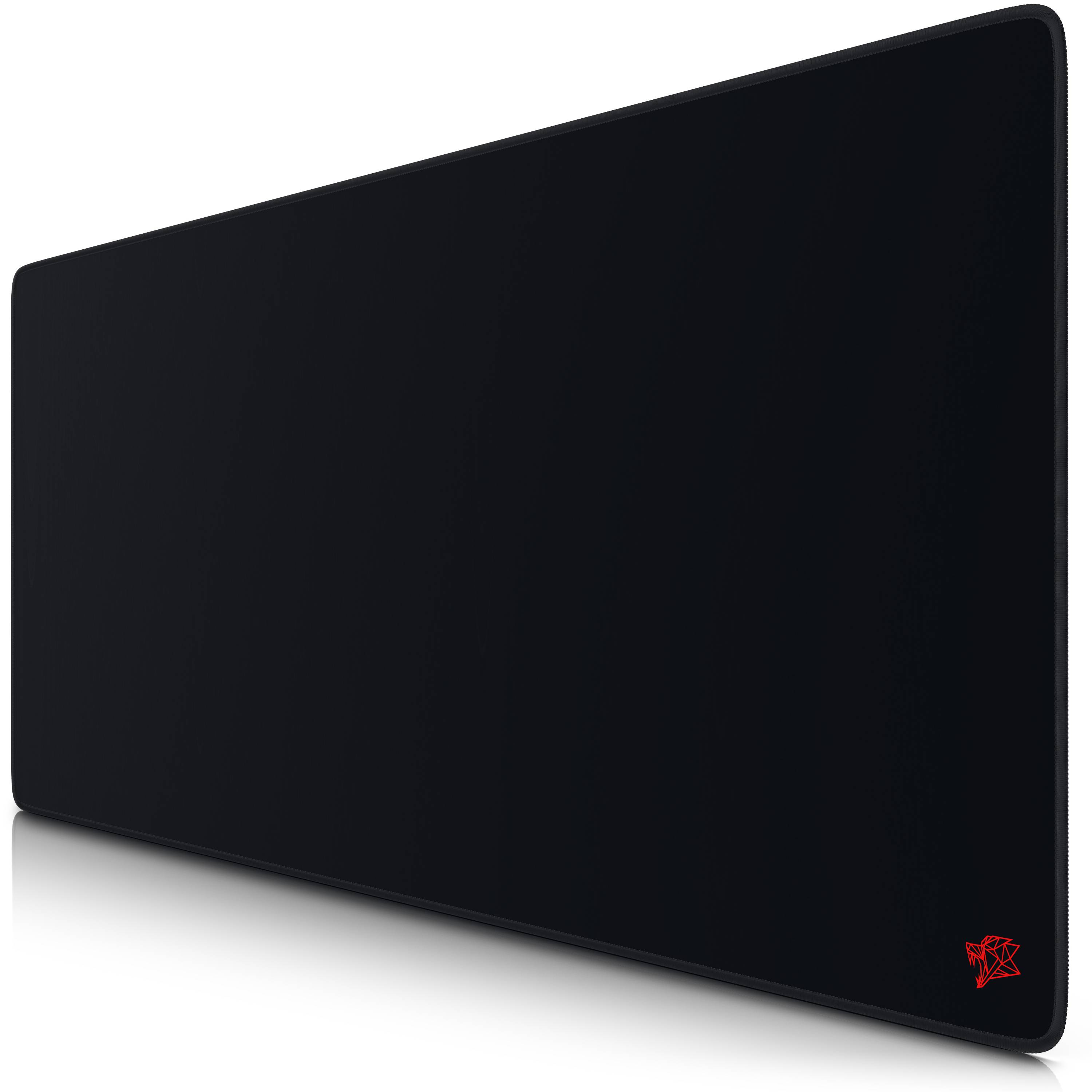 Titanwolf Gaming Mauspad, XXL Speed Gaming Mousepad / Extragroße Fläche von 900 x 400mm, Icon rot