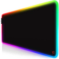 Titanwolf RGB Gaming Mauspad, Mousepad XL 800 x 300mm verbessert Präzision & Geschwindigkeit, Emblem rot Titanwolf RGB Gaming Mauspad, Mousepad XL 800 x 300mm verbessert Präzision & Geschwindigkeit, Emblem rot
