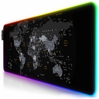 Titanwolf RGB Gaming Mauspad, Mousepad XL 800 x 300mm, verbessert Präzision & Geschwindigkeit, Weltkarte Titanwolf RGB Gaming Mauspad, Mousepad XL 800 x 300mm, verbessert Präzision & Geschwindigkeit, Weltkarte