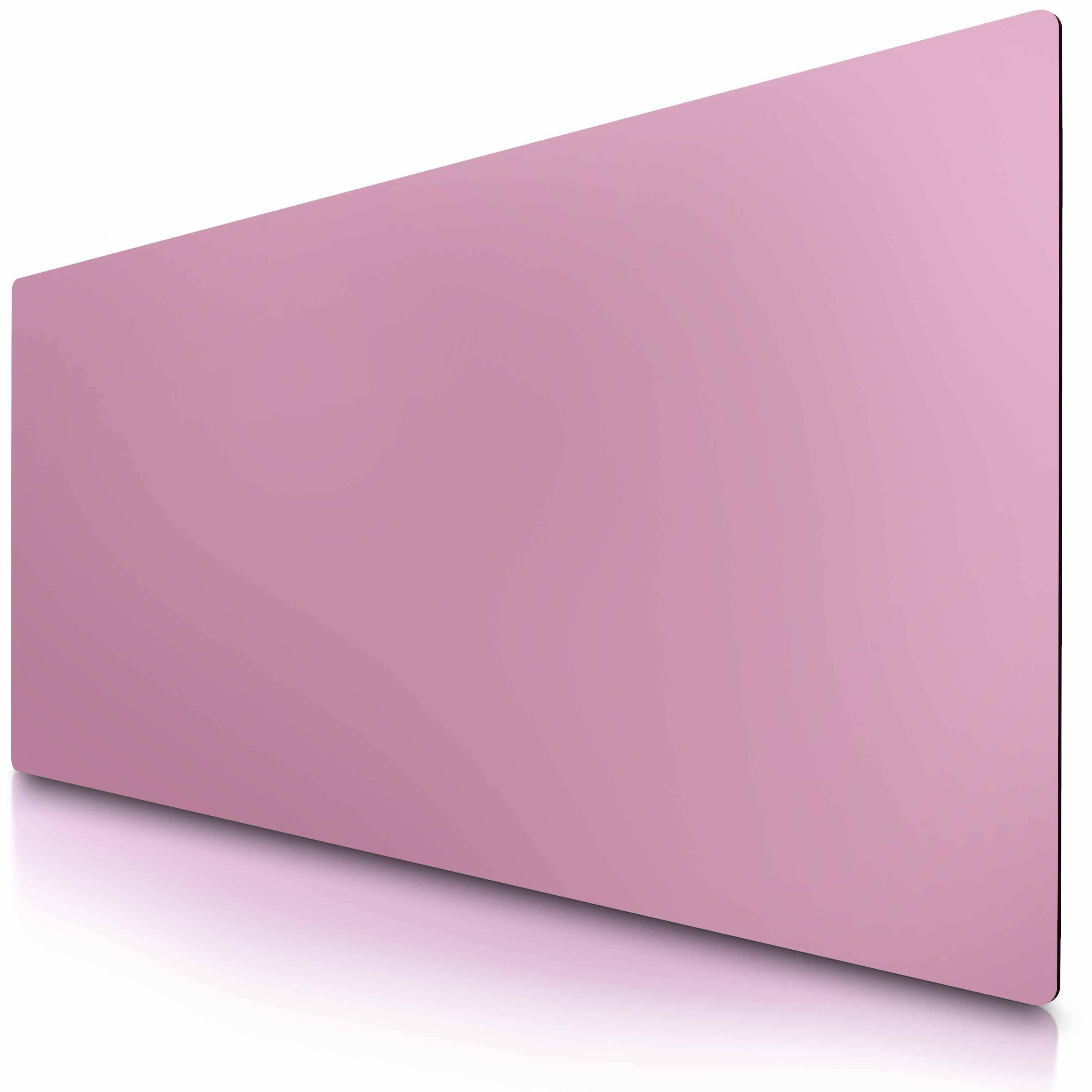 CSL Mauspad, Schreibtischunterlage XXL, Elegante Leder Optik, Mousepad 900 x 400 mm, Dunkelrosa