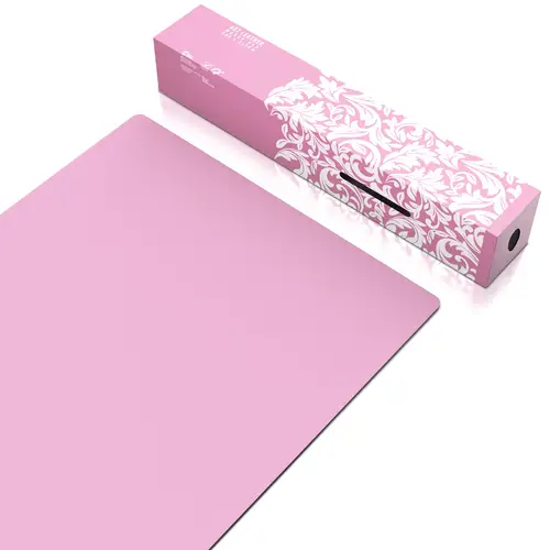 CSL Mauspad, Schreibtischunterlage XXL, Elegante Leder Optik, Mousepad 900 x 400 mm, Dunkelrosa CSL Mauspad, Schreibtischunterlage XXL, Elegante Leder Optik, Mousepad 900 x 400 mm, Dunkelrosa