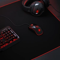Titanwolf Gaming Mauspad, XXXL Speed Mousepad 1200 x 600 mm, Geschwindigkeit & Präzision, Symbol Red Titanwolf Gaming Mauspad, XXXL Speed Mousepad 1200 x 600 mm, Geschwindigkeit & Präzision, Symbol Red