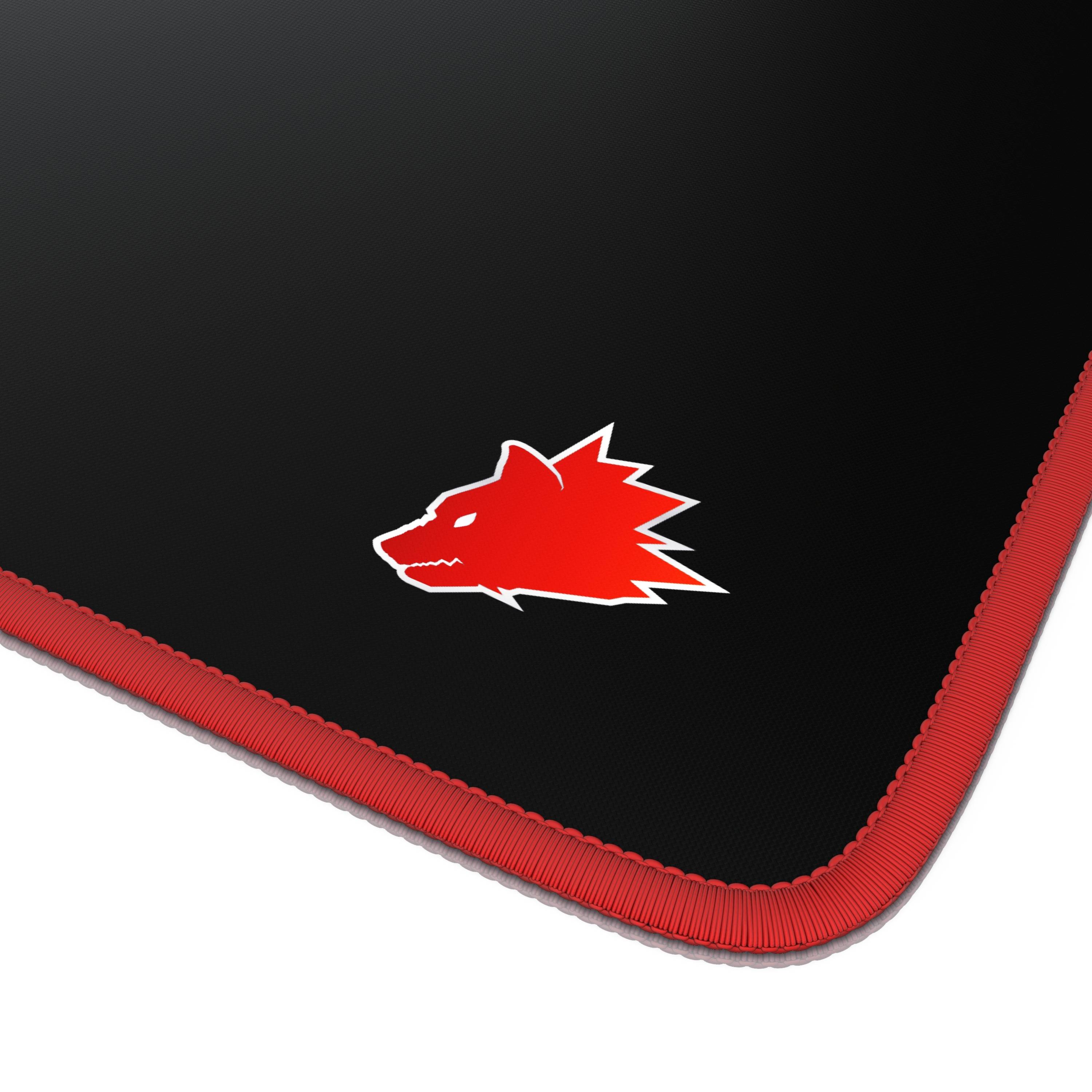 Titanwolf Gaming Mauspad, XXXL Speed Mousepad 1200 x 600 mm, Geschwindigkeit & Präzision, Symbol Red