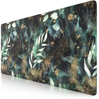 CSL Gaming Mauspad, XXL, 900 x 400 x 3 mm, Schreibtischunterlage, extralarge, waschbar, Gold Floral CSL Gaming Mauspad, XXL, 900 x 400 x 3 mm, Schreibtischunterlage, extralarge, waschbar, Gold Floral