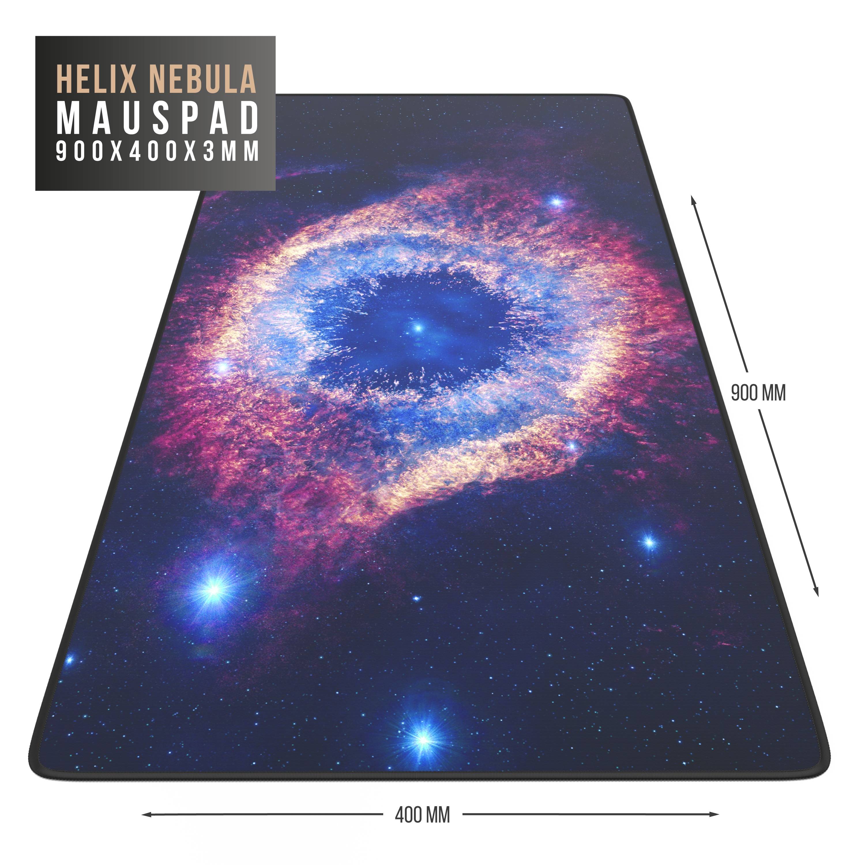 CSL Gaming Mauspad, XXL Schreibtischunterlage 900 x 400mm, Präzision & Geschwindigkeit, Supernova