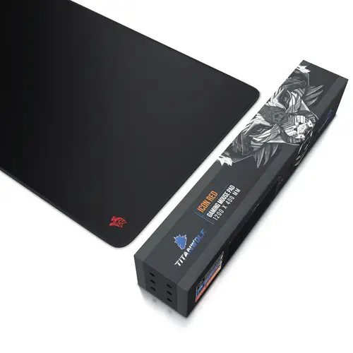 Titanwolf Gaming Mauspad, XXXL Speed Mousepad 1200 x 400 mm, Geschwindigkeit & Präzision, Titanwolf rot Titanwolf Gaming Mauspad, XXXL Speed Mousepad 1200 x 400 mm, Geschwindigkeit & Präzision, Titanwolf rot