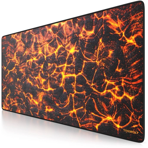 CSL Gaming Mauspad, XXL, Mousepad, 900 x 400 x 3 mm, Tischunterlage, abwaschbar, Lava V2 CSL Gaming Mauspad, XXL, Mousepad, 900 x 400 x 3 mm, Tischunterlage, abwaschbar, Lava V2