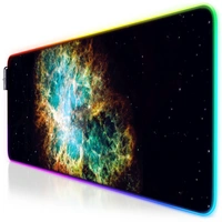 Titanwolf RGB Gaming Mauspad, Mousepad XL 800 x 300mm verbessert Präzision & Geschwindigkeit, Galaxie Grün Titanwolf RGB Gaming Mauspad, Mousepad XL 800 x 300mm verbessert Präzision & Geschwindigkeit, Galaxie Grün