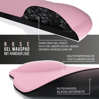 CSL Ergonomisches Schaumstoffkissen Office Mauspad Entlastung des Handgelenks / Mousepad CSL Ergonomisches Schaumstoffkissen Office Mauspad Entlastung des Handgelenks / Mousepad