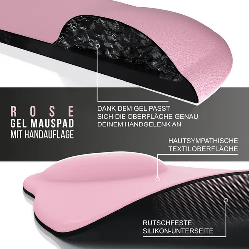 CSL Ergonomisches Schaumstoffkissen Office Mauspad Entlastung des Handgelenks / Mousepad CSL Ergonomisches Schaumstoffkissen Office Mauspad Entlastung des Handgelenks / Mousepad