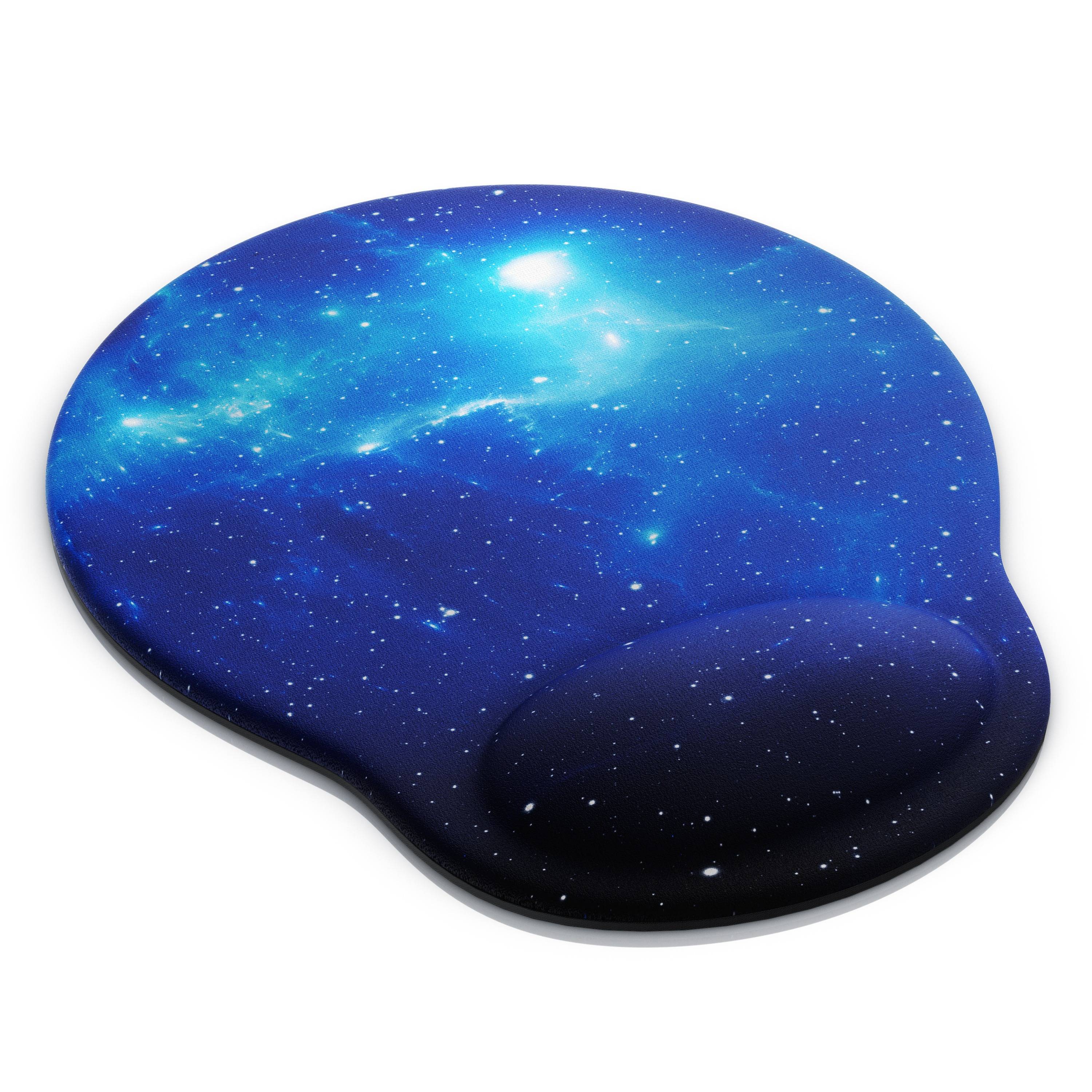 CSL Mauspad, Ergonomisches Schaumstoff Office Mousepad, Entlastung des Handgelenks, Space