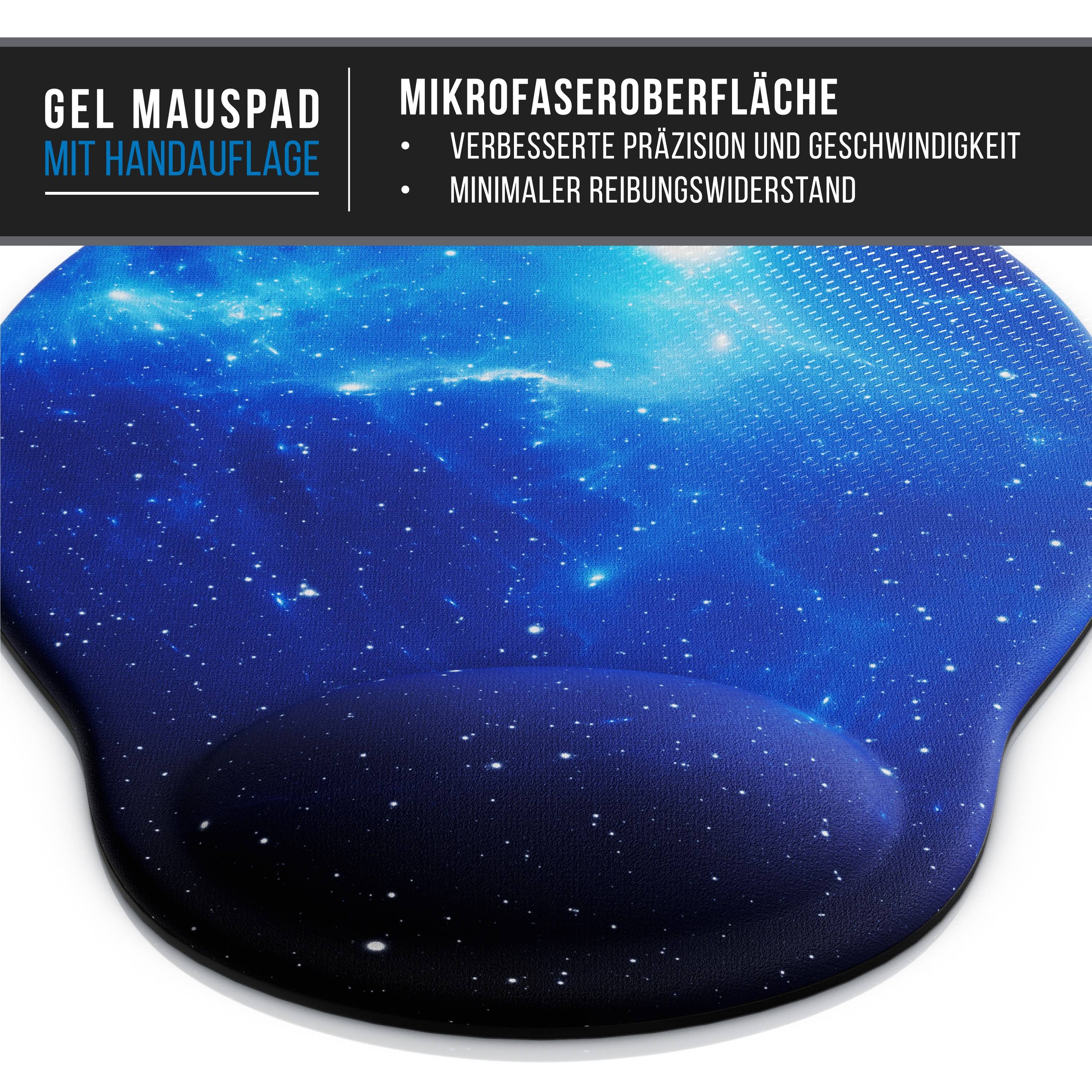 CSL Mauspad, Ergonomisches Schaumstoff Office Mousepad, Entlastung des Handgelenks, Space