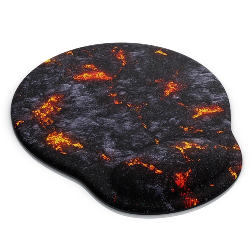Titanwolf Gaming Mauspad mit Handgelenkauflage, Office Gel Mousepad mit Handgelenkpolster, Lava Titanwolf Gaming Mauspad mit Handgelenkauflage, Office Gel Mousepad mit Handgelenkpolster, Lava