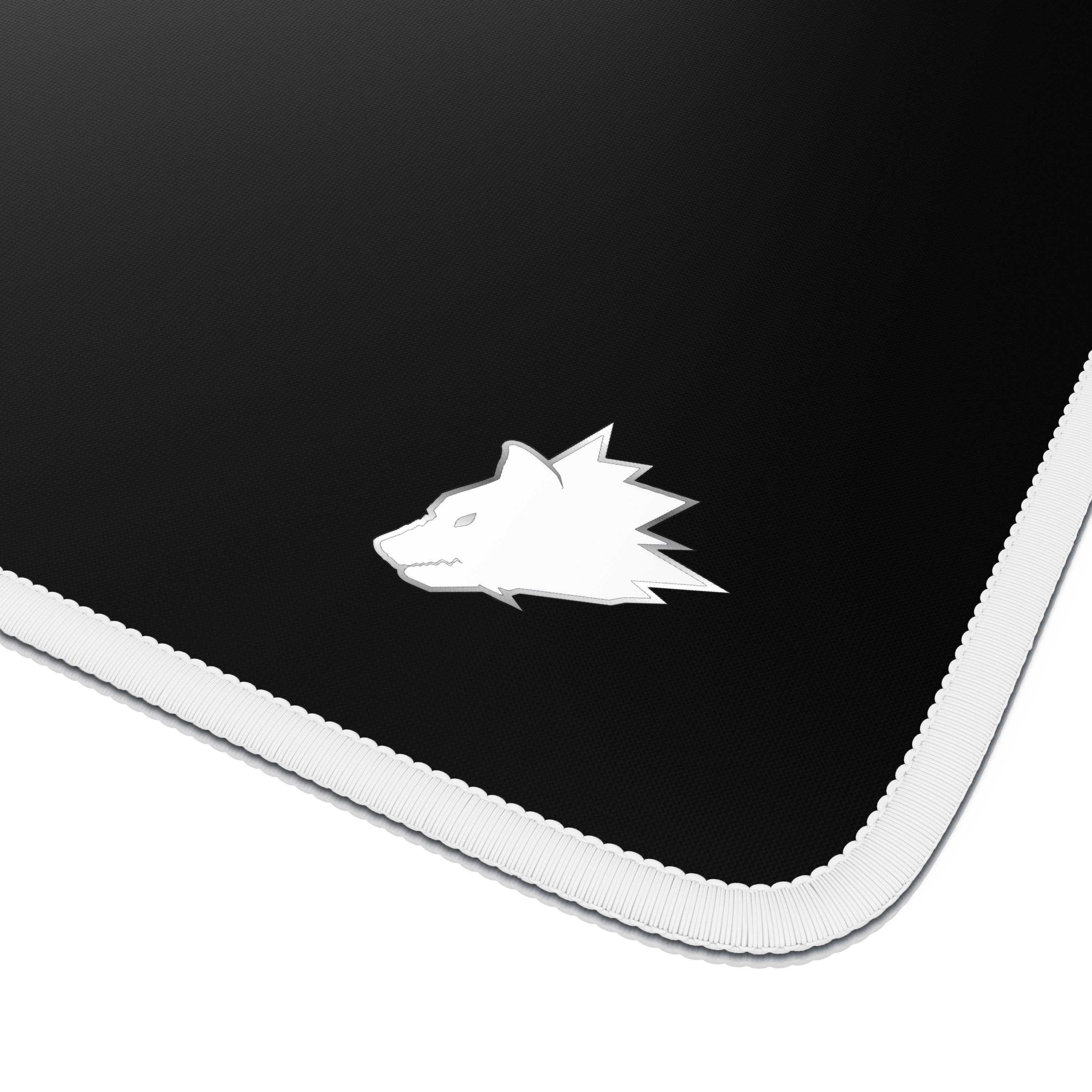 Titanwolf Gaming Mauspad, XXL Speed Gaming Mousepad / Extragroße Fläche von 900 x 400mm, Symbol weiß