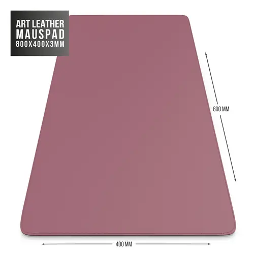 CSL Mauspad, XXL 800 x 400 x 3 mm Schreibtischunterlage, XXL Mousepad / Rutschfest, pink CSL Mauspad, XXL 800 x 400 x 3 mm Schreibtischunterlage, XXL Mousepad / Rutschfest, pink