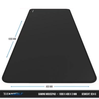 Titanwolf Übergröße Mauspad Gaming 1000x400mm - XXXL Mousepad groß mit Motiv - Tischunterlage Large Size - verbessert Präzision und Geschwindigke Titanwolf Übergröße Mauspad Gaming 1000x400mm - XXXL Mousepad groß mit Motiv - Tischunterlage Large Size - verbessert Präzision und Geschwindigke