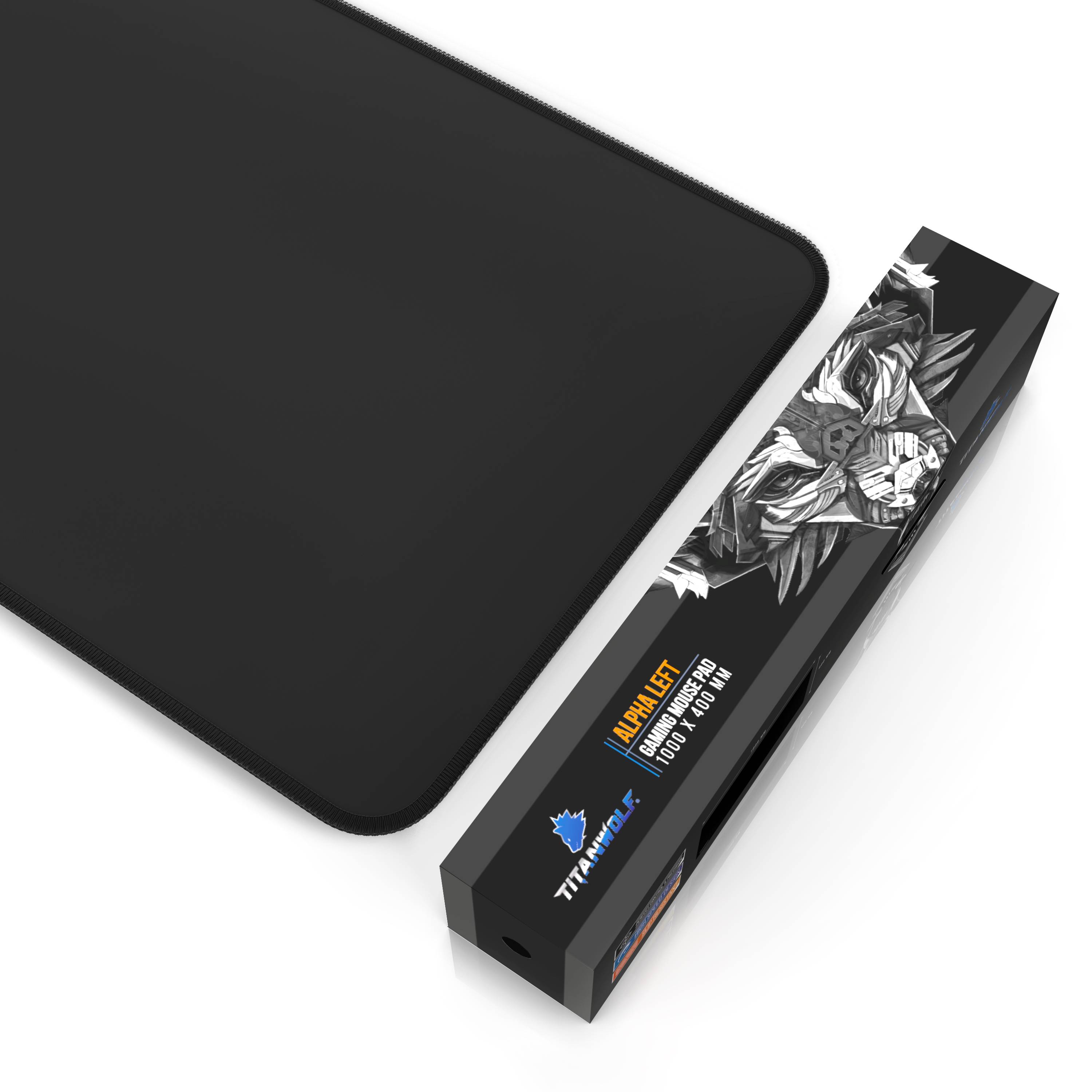 Titanwolf Übergröße Mauspad Gaming 1000x400mm - XXXL Mousepad groß mit Motiv - Tischunterlage Large Size - verbessert Präzision und Geschwindigke