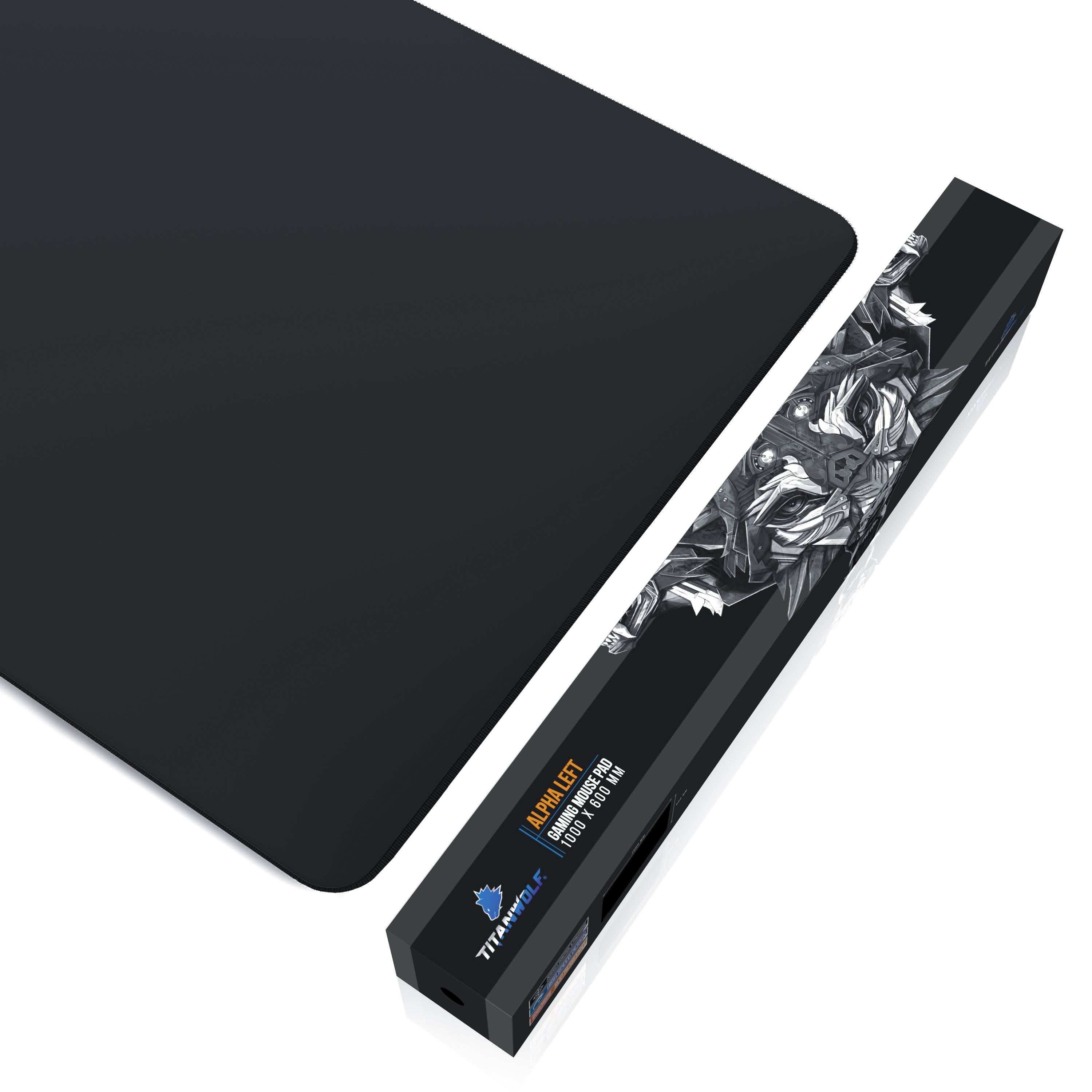 Titanwolf Übergröße Mauspad Gaming 1000x600mm - XXXL Mousepad groß mit Motiv - Tischunterlage Large Size - verbessert Präzision und Geschwindigke