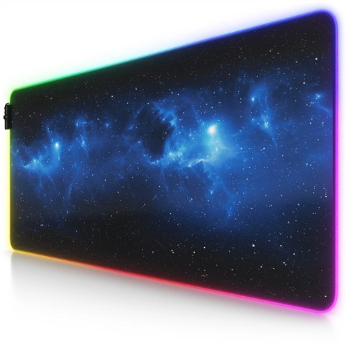 Titanwolf RGB Gaming Mauspad, Mousepad 900 x 400 mm, verbessert Präzision & Geschwindigkeit, Stars Design Titanwolf RGB Gaming Mauspad, Mousepad 900 x 400 mm, verbessert Präzision & Geschwindigkeit, Stars Design