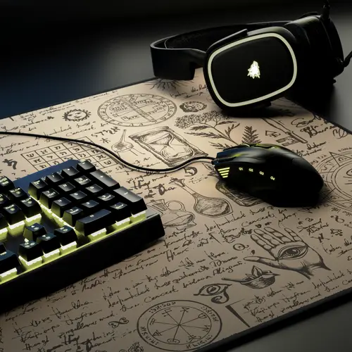 Titanwolf Gaming Mauspad, 900 x 400mm XXL Mousepad, verbessert Präzision & Geschwindigkeit, Alchemy Titanwolf Gaming Mauspad, 900 x 400mm XXL Mousepad, verbessert Präzision & Geschwindigkeit, Alchemy