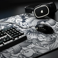 Titanwolf Gaming Mauspad, 900 x 400mm XXL Mousepad, verbessert Präzision & Geschwindigkeit, Koi Tattoo Titanwolf Gaming Mauspad, 900 x 400mm XXL Mousepad, verbessert Präzision & Geschwindigkeit, Koi Tattoo