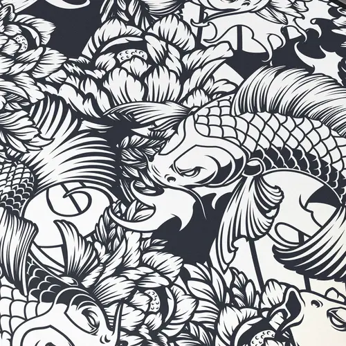 Titanwolf Gaming Mauspad, 900 x 400mm XXL Mousepad, verbessert Präzision & Geschwindigkeit, Koi Tattoo Titanwolf Gaming Mauspad, 900 x 400mm XXL Mousepad, verbessert Präzision & Geschwindigkeit, Koi Tattoo