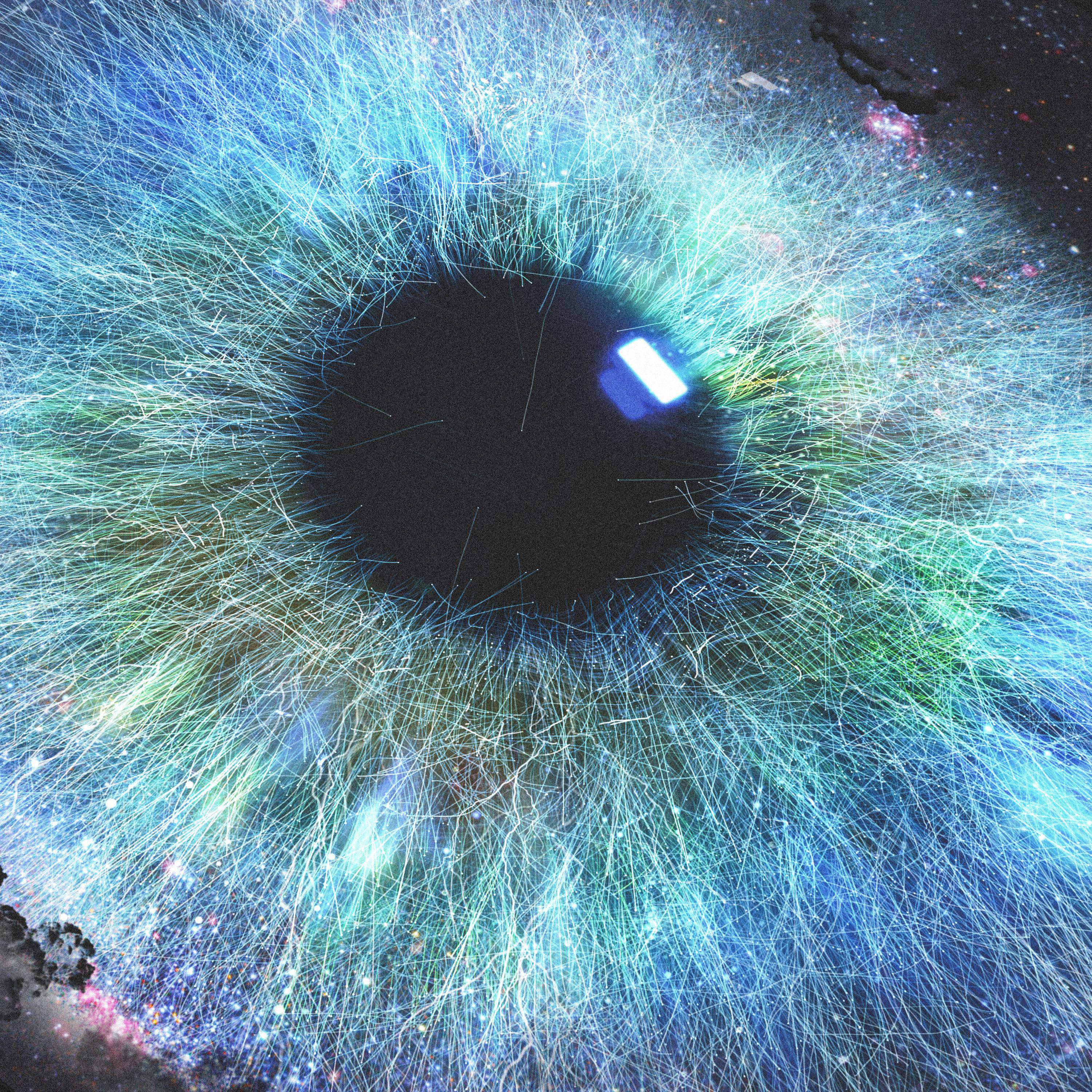 Titanwolf Gaming Mauspad, 900 x 400mm XXL Mousepad, verbessert Präzision & Geschwindigkeit, Galaxy Eye