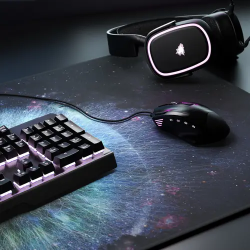 Titanwolf Gaming Mauspad, 900 x 400mm XXL Mousepad, verbessert Präzision & Geschwindigkeit, Galaxy Eye Titanwolf Gaming Mauspad, 900 x 400mm XXL Mousepad, verbessert Präzision & Geschwindigkeit, Galaxy Eye