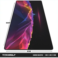 Titanwolf XXL Gaming Mauspad mit 900 x 400mm Mousepad - verbessert Präzision & Geschwindigkeit Titanwolf XXL Gaming Mauspad mit 900 x 400mm Mousepad - verbessert Präzision & Geschwindigkeit