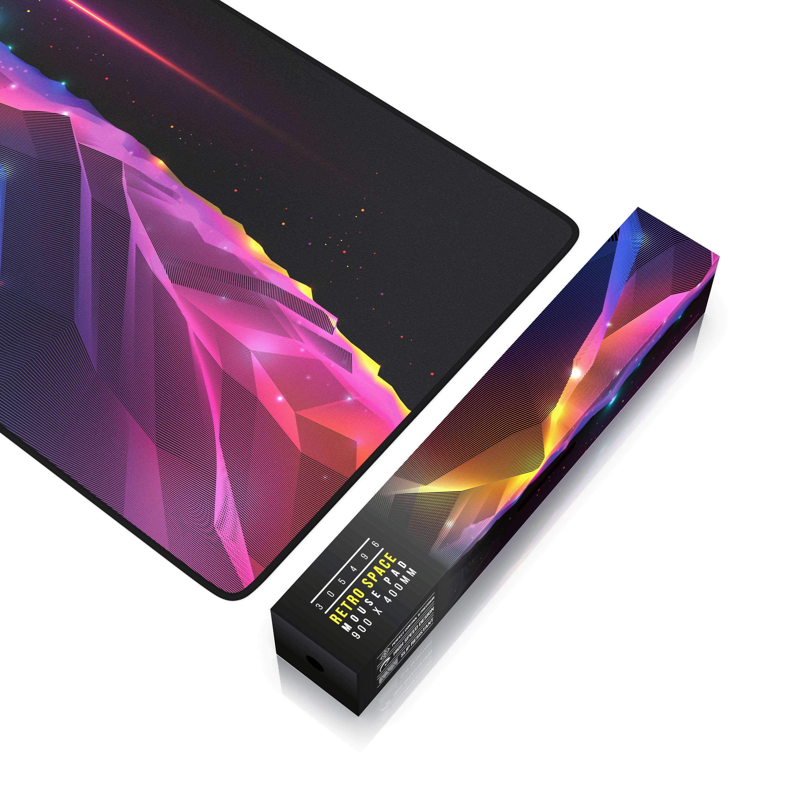 Titanwolf XXL Gaming Mauspad mit 900 x 400mm Mousepad - verbessert Präzision & Geschwindigkeit