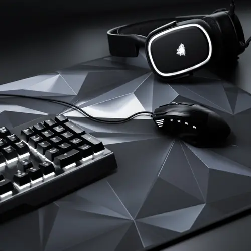 Titanwolf Gaming Mauspad, 900 x 400mm XXL Mousepad, verbessert Präzision & Geschwindigkeit, Black Crystal Titanwolf Gaming Mauspad, 900 x 400mm XXL Mousepad, verbessert Präzision & Geschwindigkeit, Black Crystal