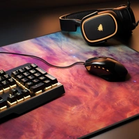 Titanwolf Gaming Mauspad, 900 x 400mm XXL Mousepad, verbessert Präzision & Geschwindigkeit, Lagoon Nebula Titanwolf Gaming Mauspad, 900 x 400mm XXL Mousepad, verbessert Präzision & Geschwindigkeit, Lagoon Nebula